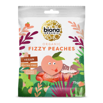 Fizzy Peaches økologisk 75g