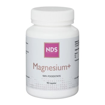 NDS Magnesium+ 100% Foodstate 90 kapsler