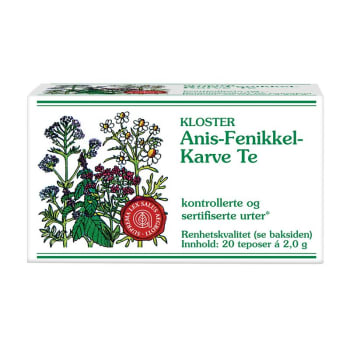 Kloster  Anis-Fennikel-Karve  te 20 poser à 2g