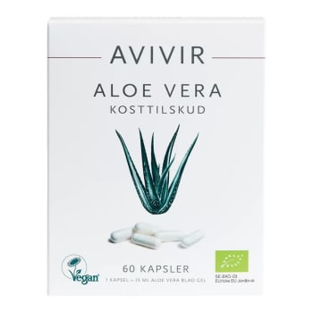 AVIVIR Aloe Vera økologisk 60 kapsler