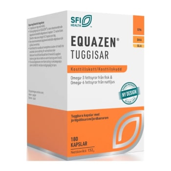 OUTLETVARE: Equazen Tyggekapsler 180 Kapsler
