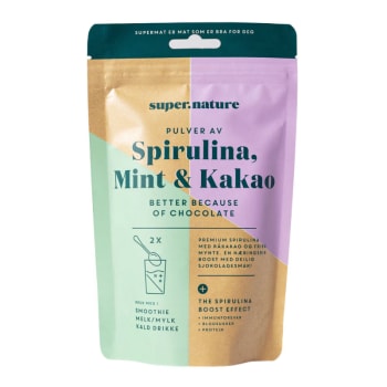 Supernature Spirulina Mint-kakao 200g