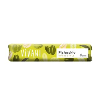Vivani Pistasj Dubai Style Sjokolade 40g