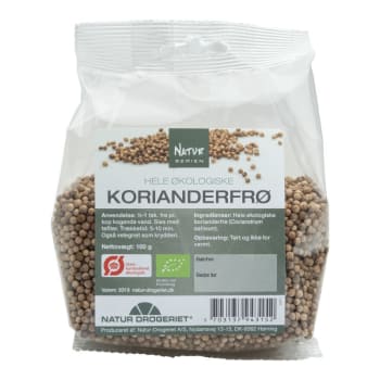 Koriander, hel, Økologisk 100g