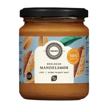 Helios Mandelsmør lyst økologisk 250g