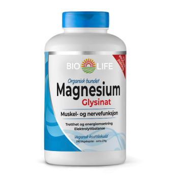 Bio Life Magnesium Glysinat 240 kapsler