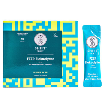 SHIFT SPORT FZZR Elektrolytter Sitron 30 stk porsjonsposer