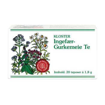 Kloster Ingefær-Gurkemeie te 20 poser