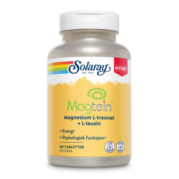 Solaray Magtein® Magnesium L-treonat 60 tabletter