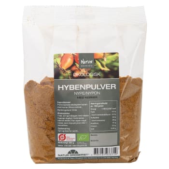 Nypepulver, økologisk, fint med kjerner 500g Pulver