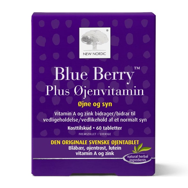 Blue Berry Plus øjenvitamin 60 Tabletter