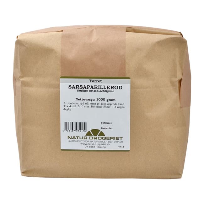 Sarsaparillerod/Smilax utilis 1000g tørket Urt
