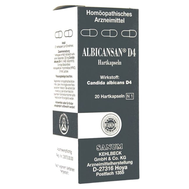 Albicansan (cand alb) D4 20 Kapsler