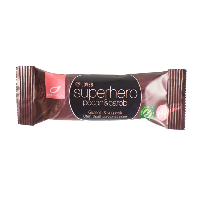Superhero - Pecan & Carob bar 35g