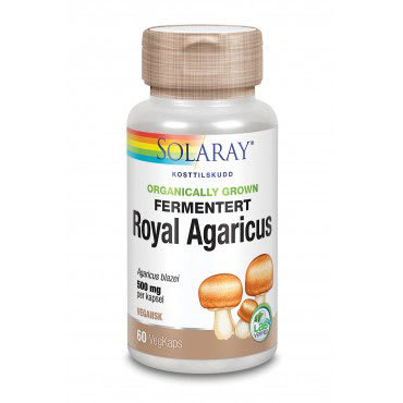 Fermentert Royal Agaricus 500 mg 60 Vegkapsler