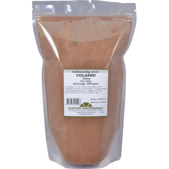 Kolanøtt (Cola nitida) 1000g Pulver