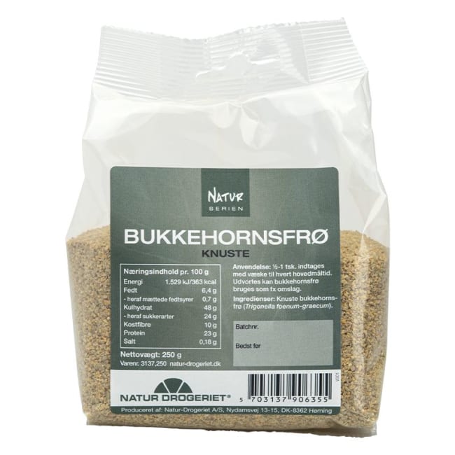 Bukkehornsfrø, knust (Trigonella foenum graecum) 250g