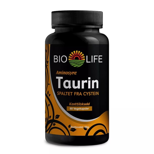 Bio Life Taurin 500mg 60 kapsler