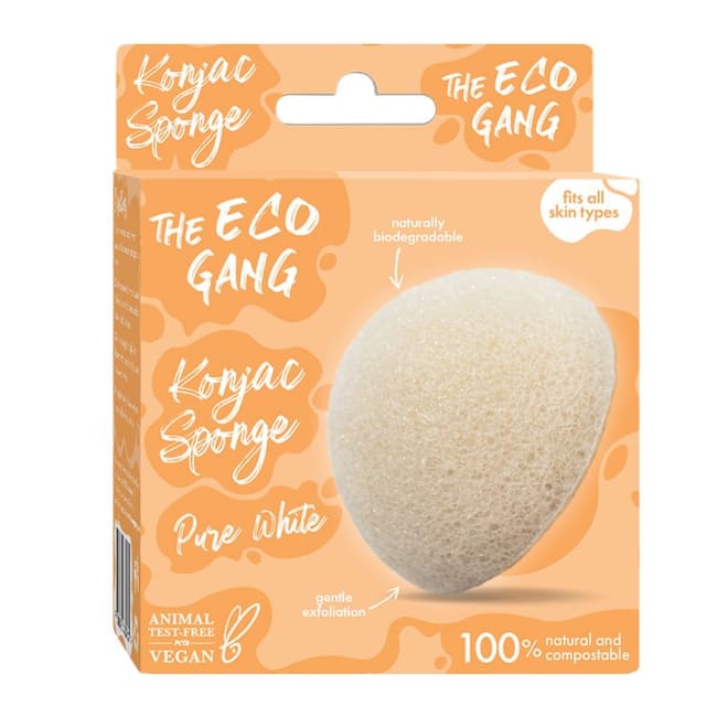 Eco Gang Konjac svamp Pure White