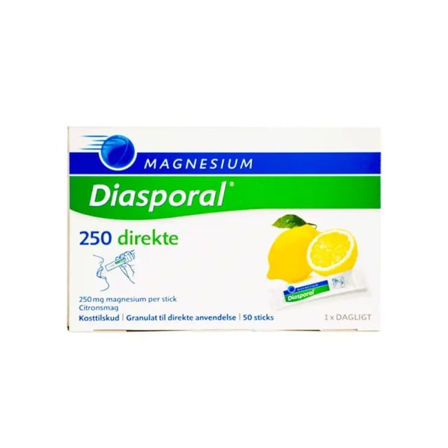 Magnesium Diasporal 250mg 50 stk sticks