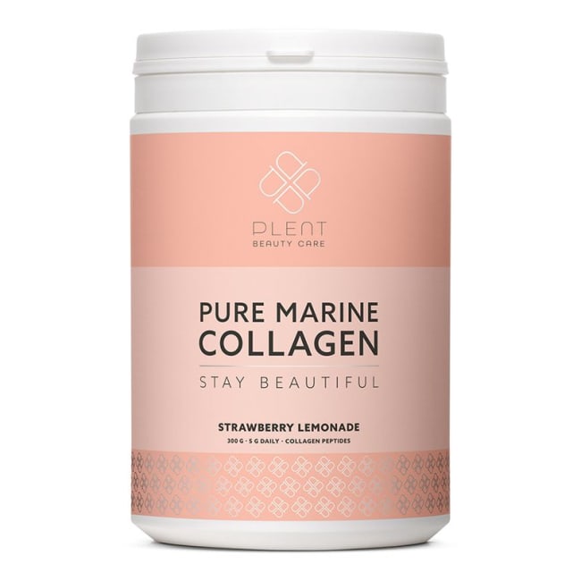 Plent Pure Marine Collagen Strawberry Lemonade, 300g