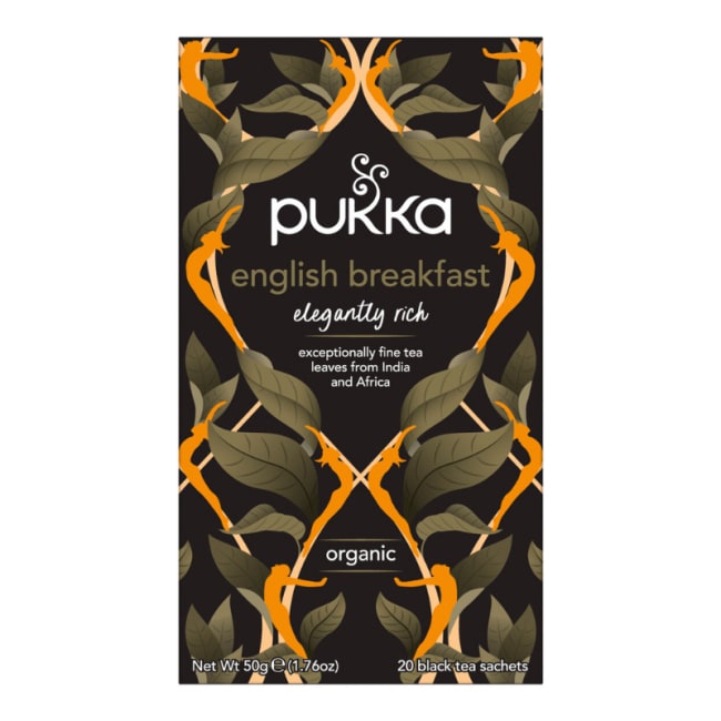 Pukka English Breakfast (sort te) økologisk 20 teposer