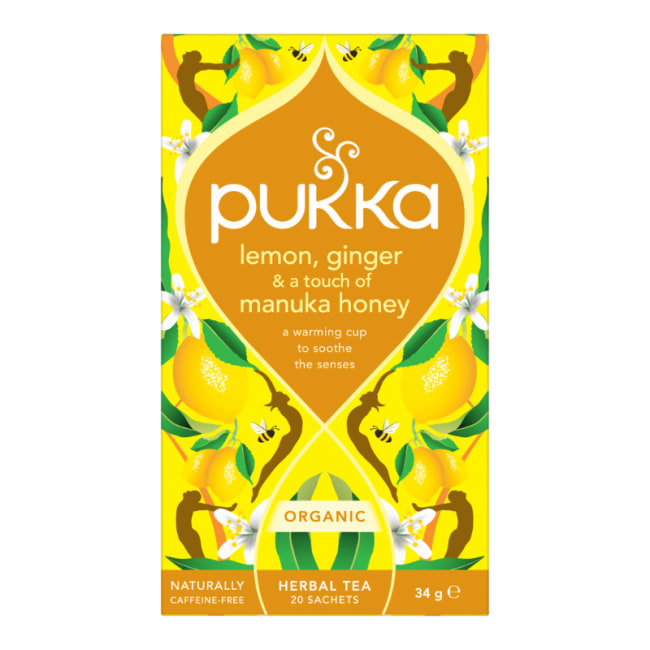 Pukka Lemon, Ginger & Manuka Honey økologisk 20 teposer