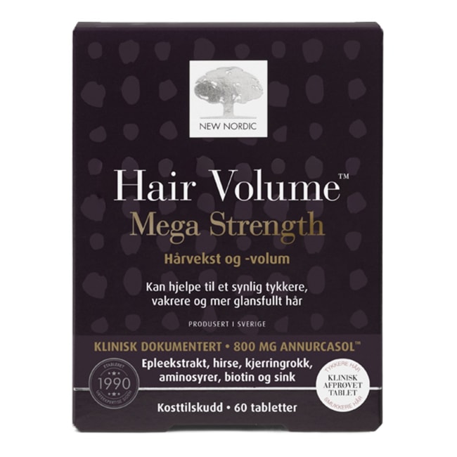 Hair Volume™ Mega Strength 60 tabletter