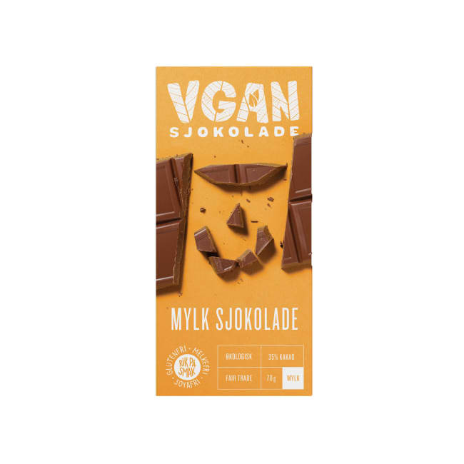 Vgan mylk sjokolade 70g Sjokolade