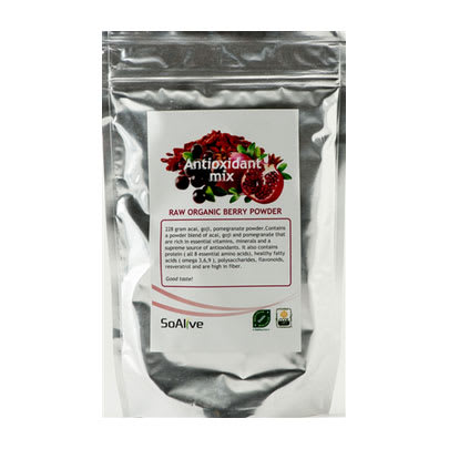 Super Antioksidant Miks - Raw, vegan bær 228g Pulver