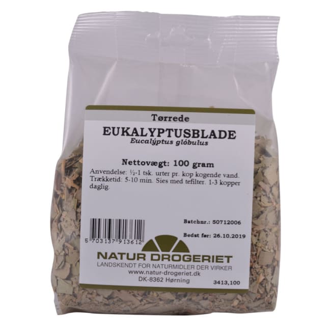 Eukalyptusblade (Eucalyptus Globulus) 100g Tørket urt
