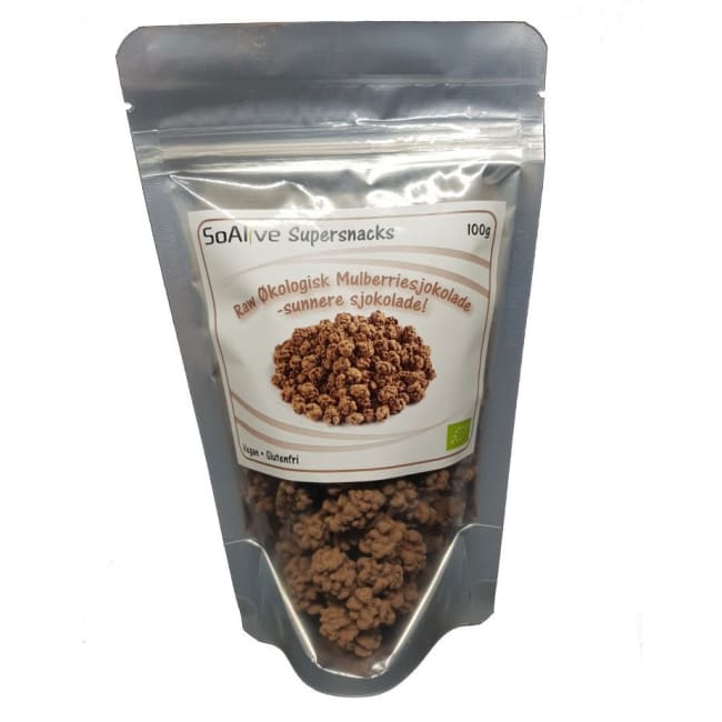 Økologisk mulberriesjokolade 100g
