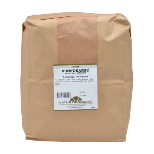 Brønnkarse (Nasturtium off.) 1000g tørket Urt