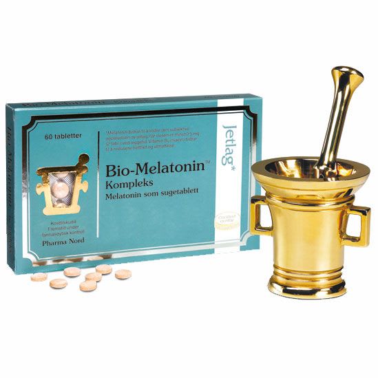 Bio-Melatonin Jetlag 0,30mg, 60 Tabletter