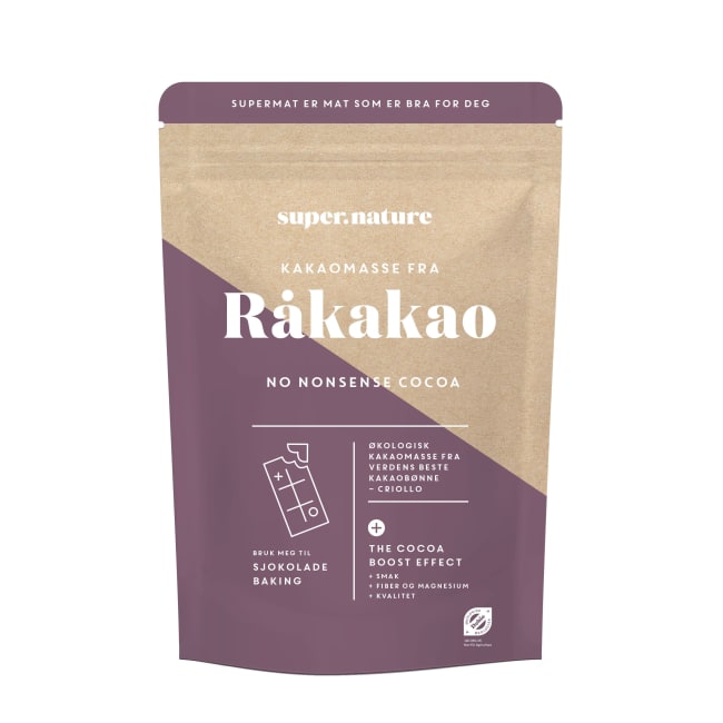 Kakaomasse fra råkakao, økologisk 200g