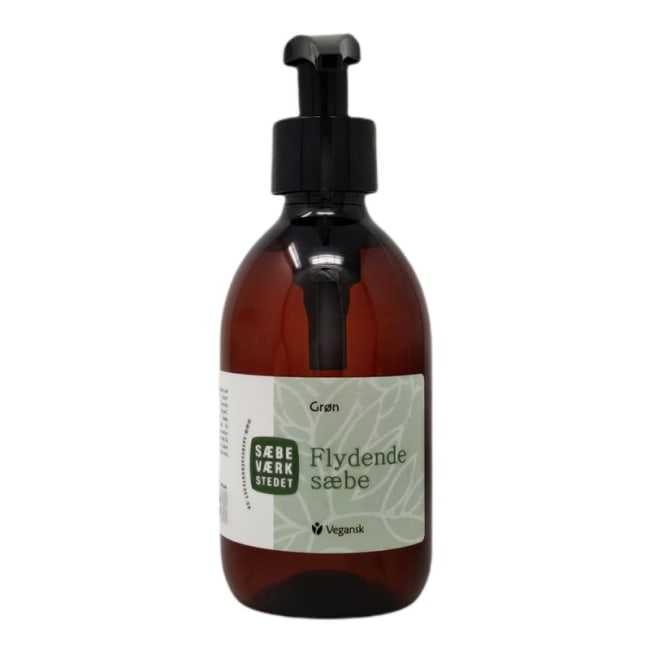 Grønn, flytende vegansk såpe 250ml