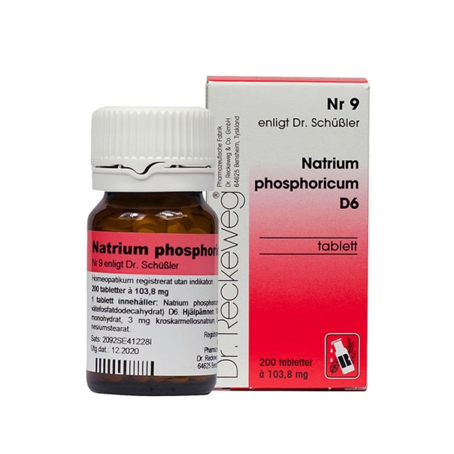 Cellesalt nr.9 Nat Phos D6 200 Tabletter