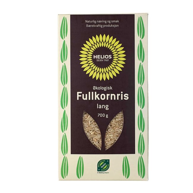 Helios Fullkorn ris økologisk 700g