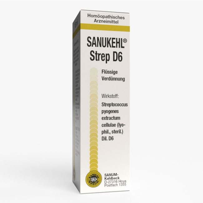 Sanukehl strep dråper d6 10ml Dil