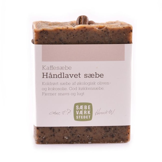 Kaffesåpe, økologisk 100g Håndlaget såpe