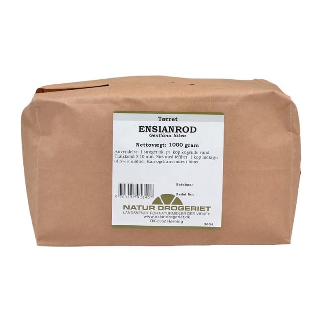 Gulsøterot / ensianrod (Gentiana lutea) 1000g