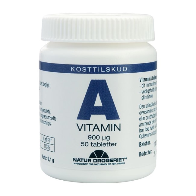 A vitamin 900µg Tabletter