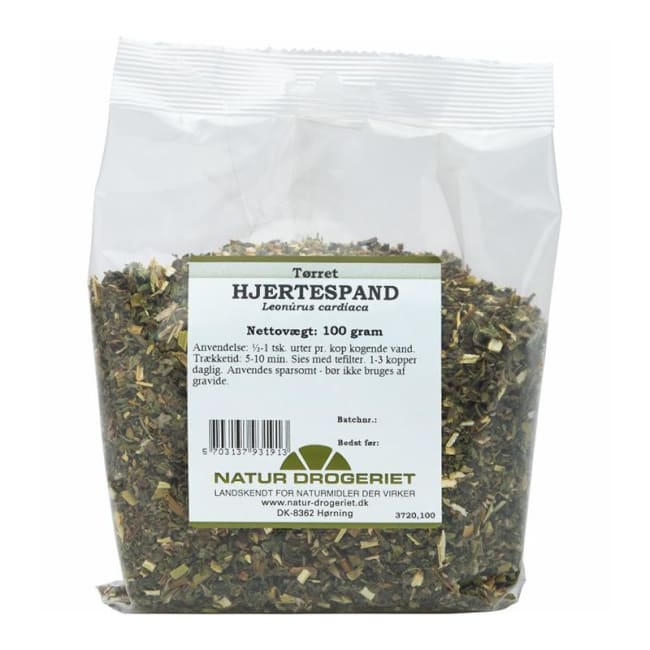 Løvehale / Hjertespand (Leonurus cardiaca) 100g tørket urt
