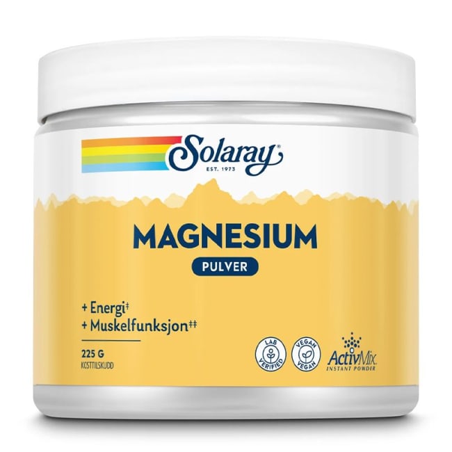 Solaray Magnesium pulver 225g
