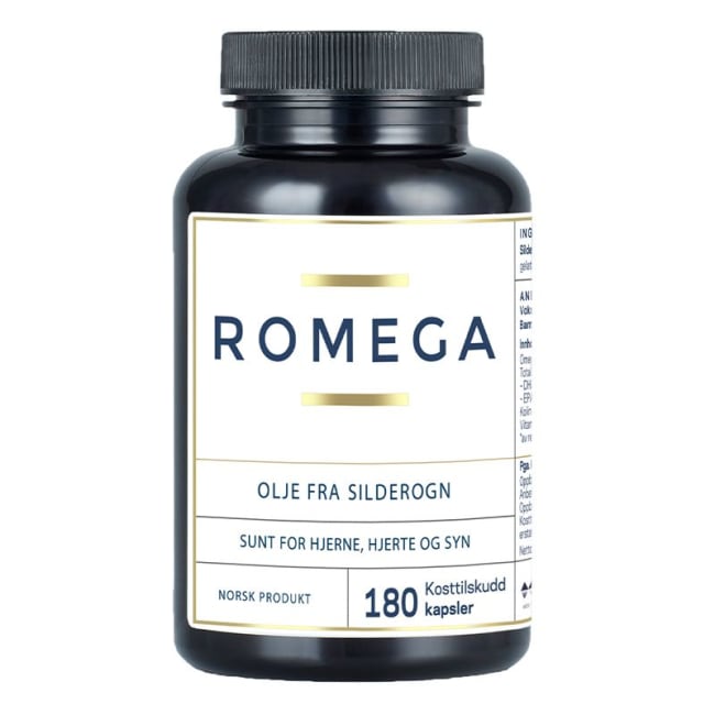 Romega Premium - Ekstrakt fra Silderogn 180 Kapsler