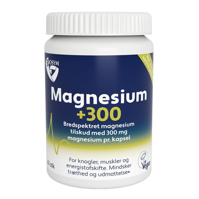 Magnesium +300 60 Kapsler