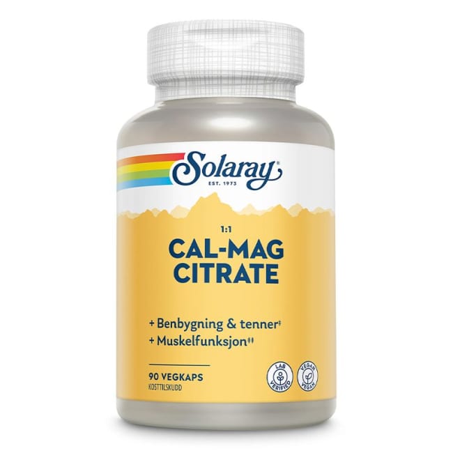 Cal-Mag 1:1 Citrate veg 90 Kapsler