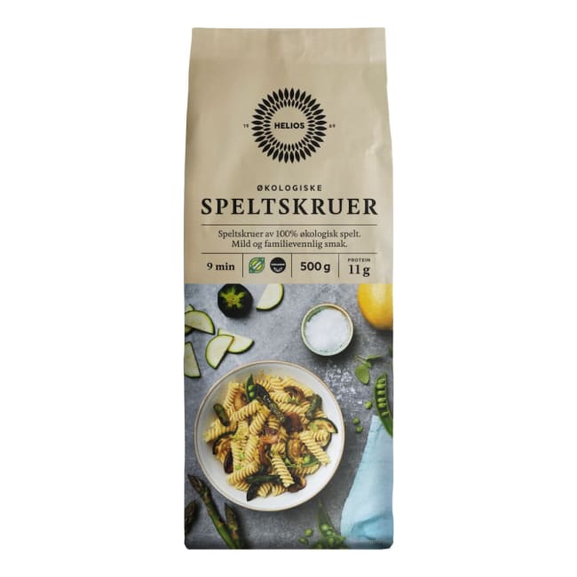 Helios Speltskruer økologisk 500g
