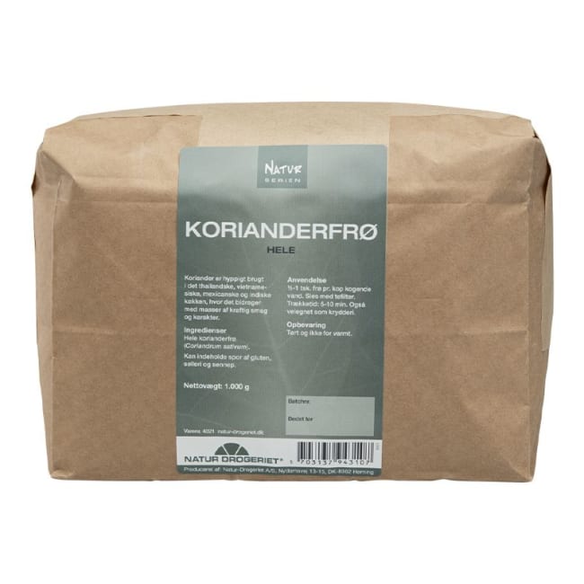 Koriander, hel (Coriandrum sativum) 1000g Hel