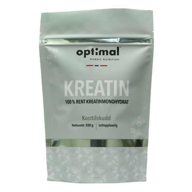 Optimal Nordic Nutrition Kreatin Monohydrat 500g